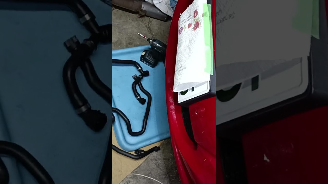 週刊 BMW320iのラジエーターホースを交換する