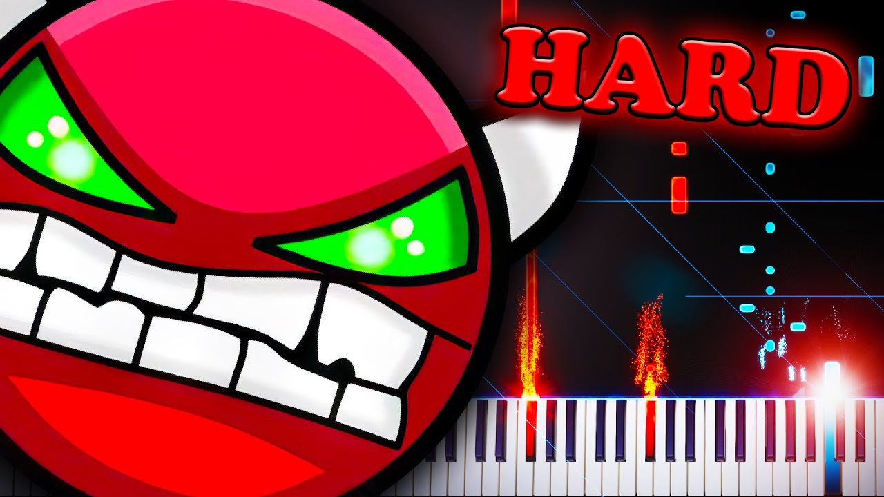 DJ Nate - Thermodynamix (from Geometry Dash) - Piano Tutorial