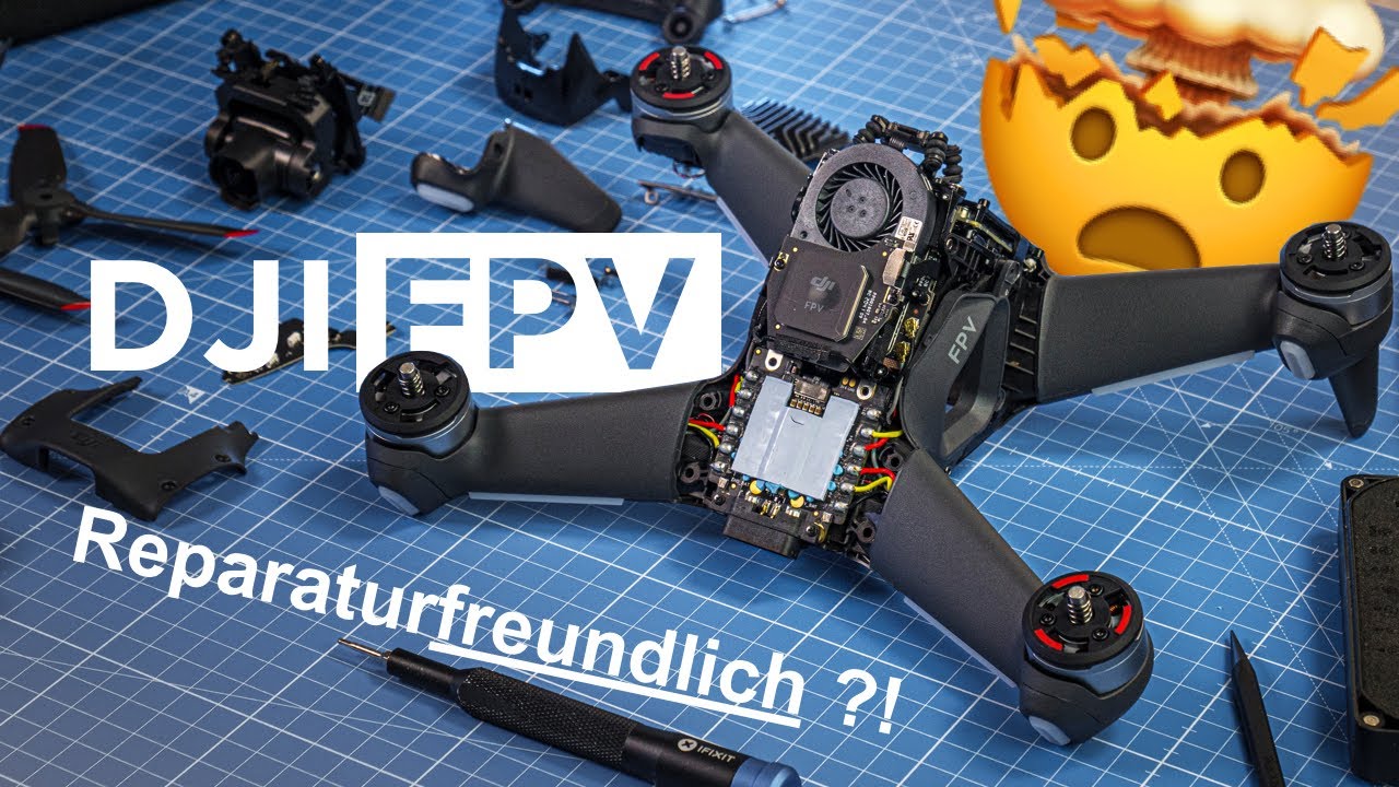DJI FPV Drohne: Garantiefreundlich selber reparieren, ist das möglich? | Tutorial - Deutsch/German