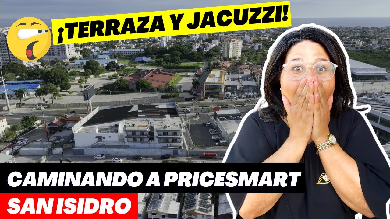 CÓMODO APARTAMENTO CON TERRAZA EN VENTA EN SAN ISIDRO 😍| SDE | A MINUTOS DE METRO PLAZA
