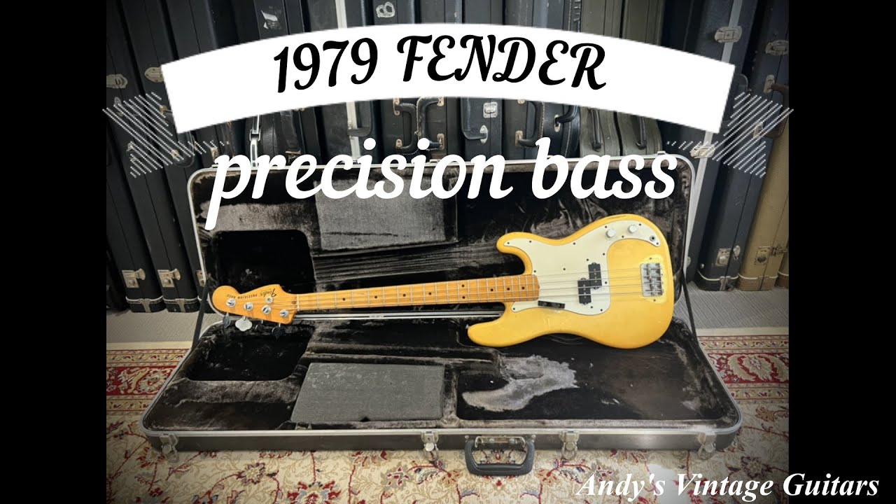 1979 FENDER PRECISION BASS - Andy's Vintage Guitars