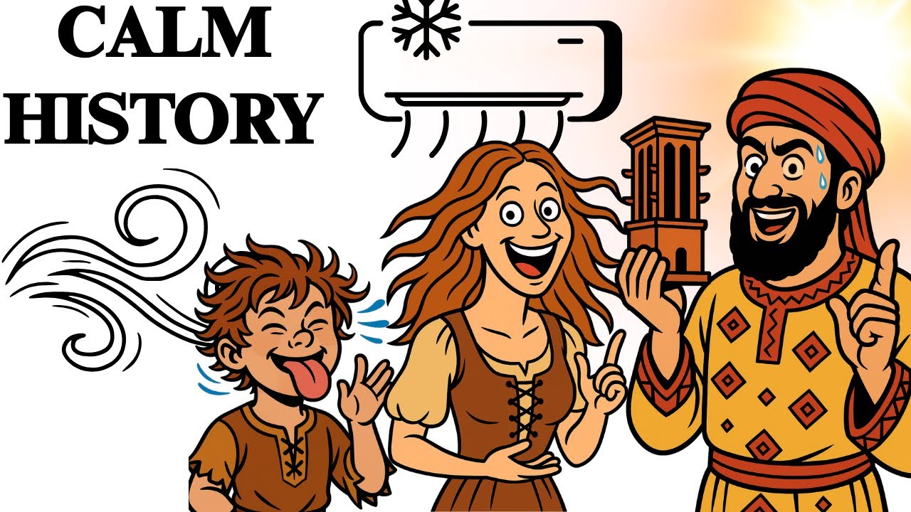 How Ancient Persians Invented Air Conditioning | Boring History for Sleep