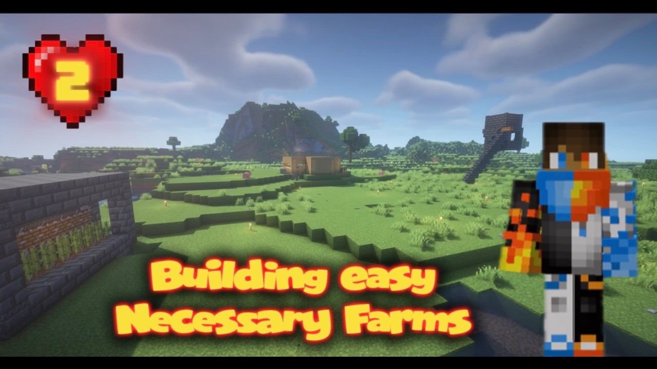 Making 3 Useful and Needed farms (Minecraft Forever World Series #2)