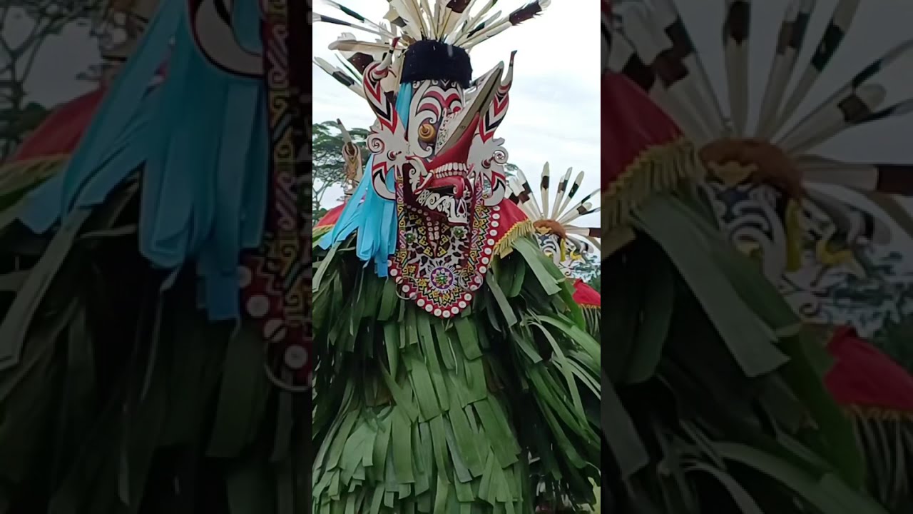 Tari Topeng Hudoq Dayak Bahau Busang 