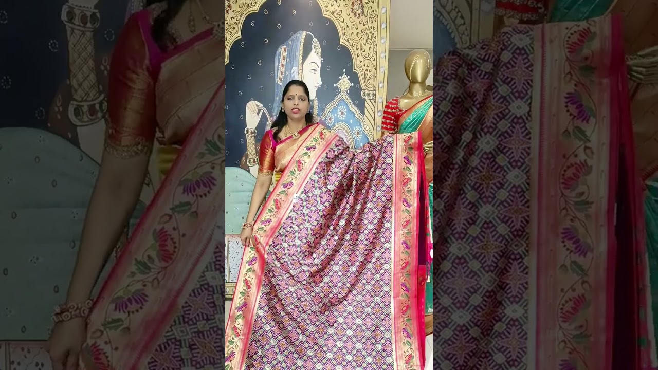 Banaras Patola design sarees|Suneetha designer boutique @Banaraspatola @thecolourful @latestpatola