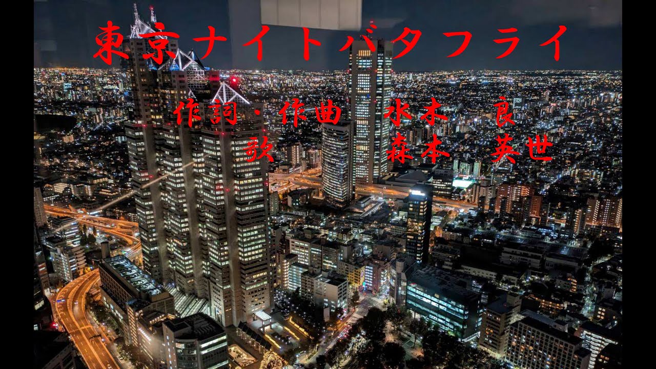 東京ナイトバタフライ　作詞・作曲：水木　良　歌：森本　英世
