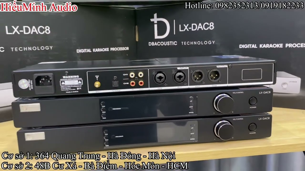 Nâng tiếng có giải mã âm thanh DB LX DAC8 - thiết bị 2 trong 1 quá tiện lợi, giá tốt nhất.0982352313