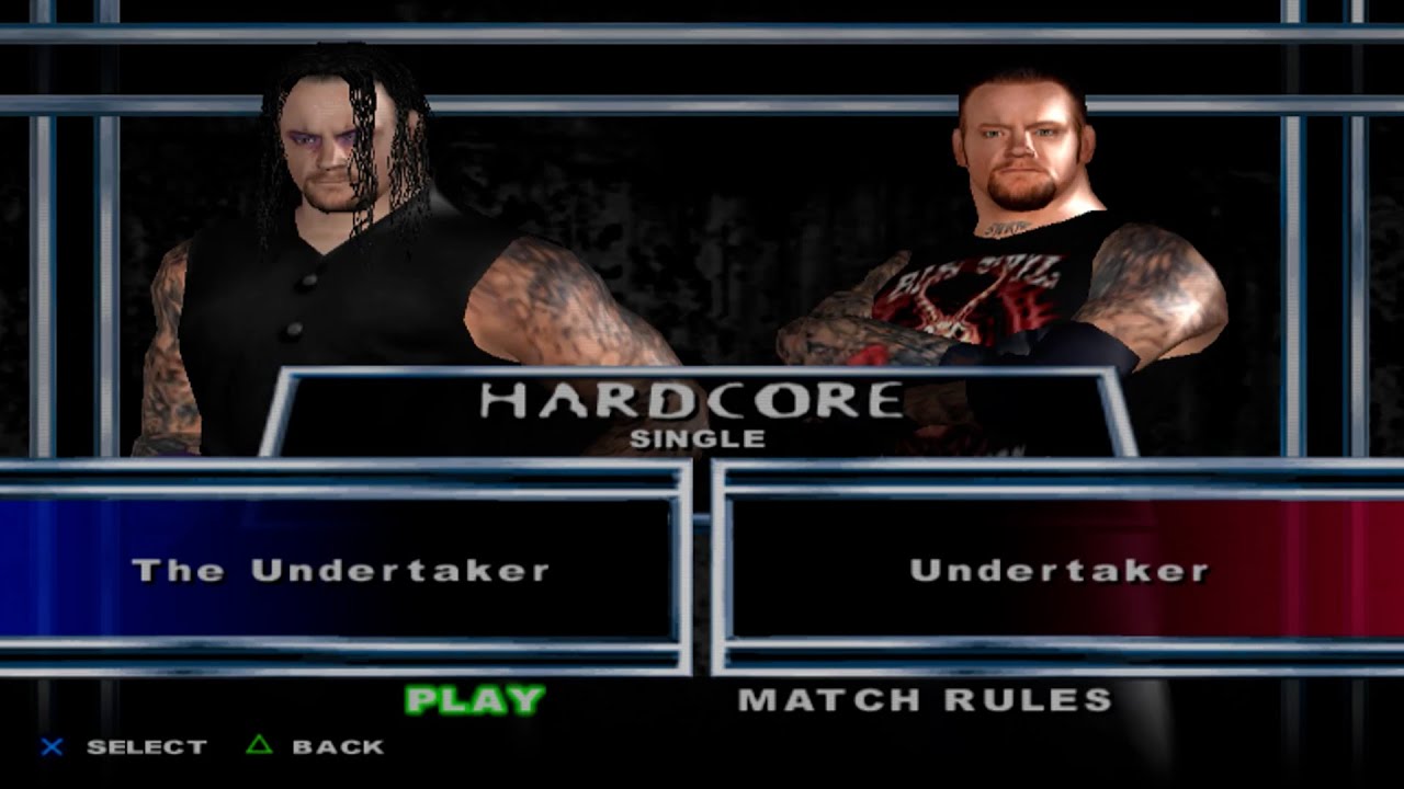 WWE SmackDown! Here Comes the Pain - The Undertaker VS Undertaker (HARDCORE) #2ROUND