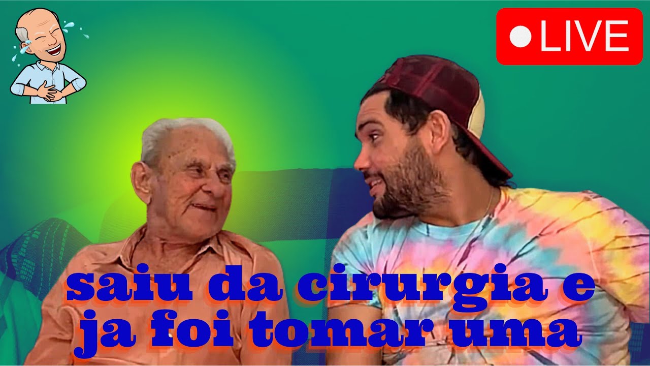 😨 VOVO BEBEU DEPOIS DE 3 DIAS QUE FEZ UMA CIRURGIA NO CORAÇÃO live 2