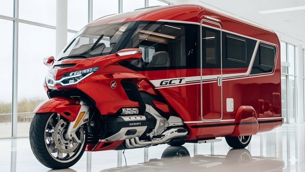 Обзор кемпера Honda Gold Wing GCT 2026 года – революционное решение для отдыха на природе с мотоц...