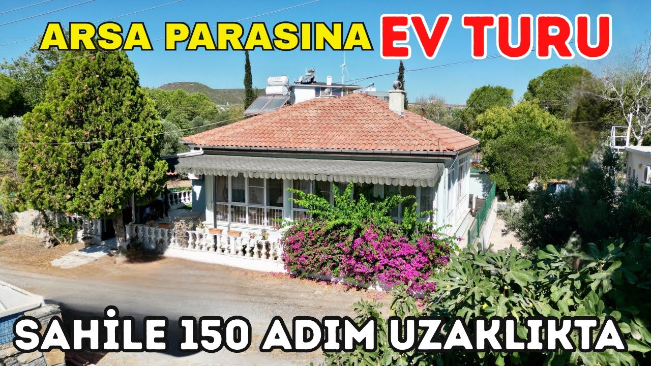 Tek Katlı Ev İki Adet Arsa Didim Mavişehirde Fırsat Yatırım Burası Kazandırır E-142