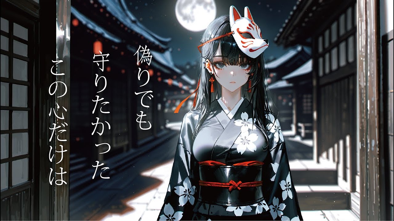 仮面 -KAMEN-｜Beneath the Mask　仮面の奥に残る微かな光【和風ロック】