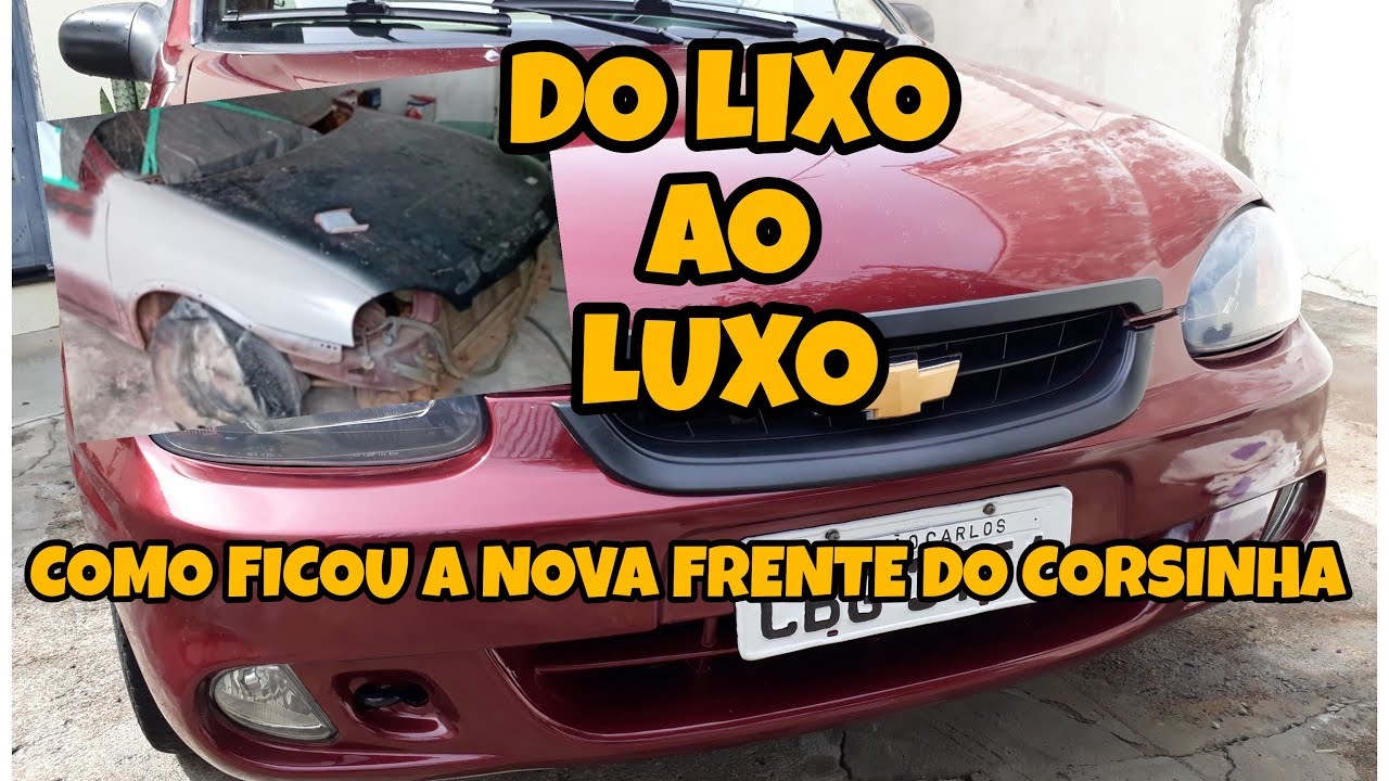 CORSINHA 1995 COM A FRENTE DO 2001 .... ULTIMOS AJUSTES #corsa @los_corsas
