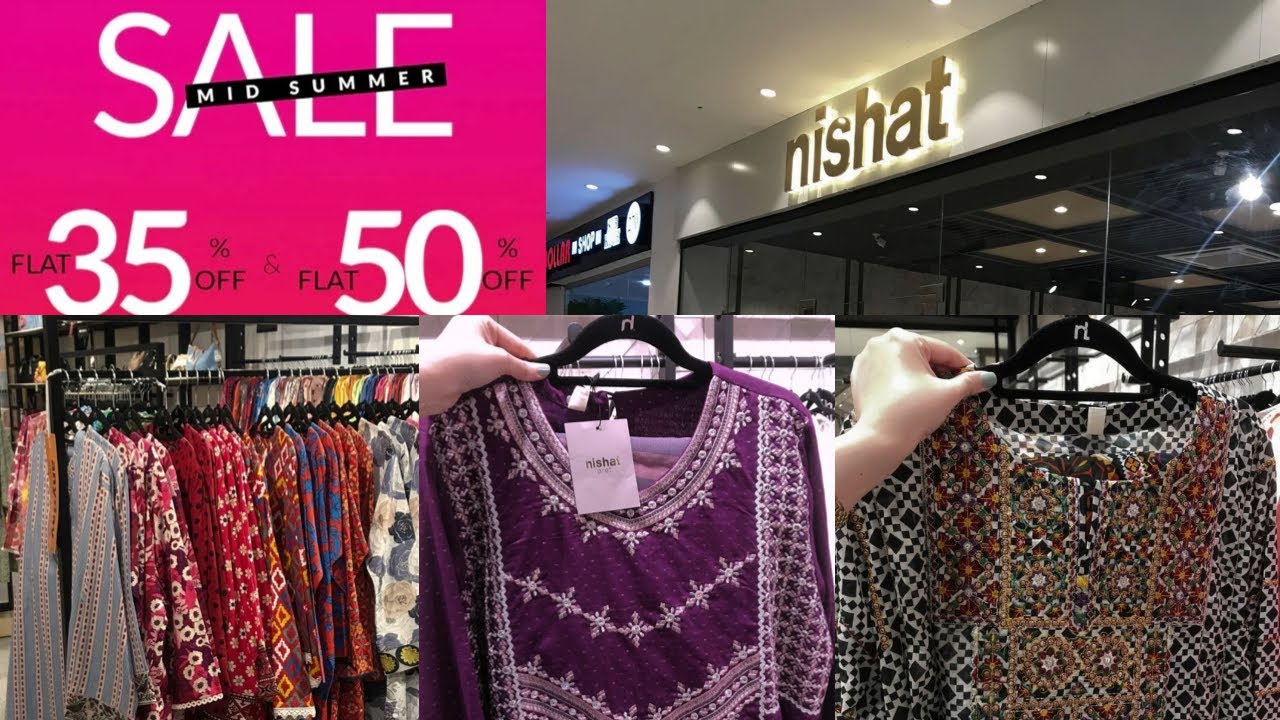 Nishat Mid Summer Sale Flat 35% & 50% OFF | June 2025