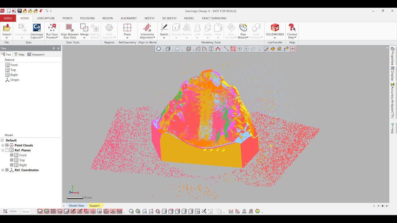 Geomagic Design X | 01 Herramientas de Nubes de Puntos