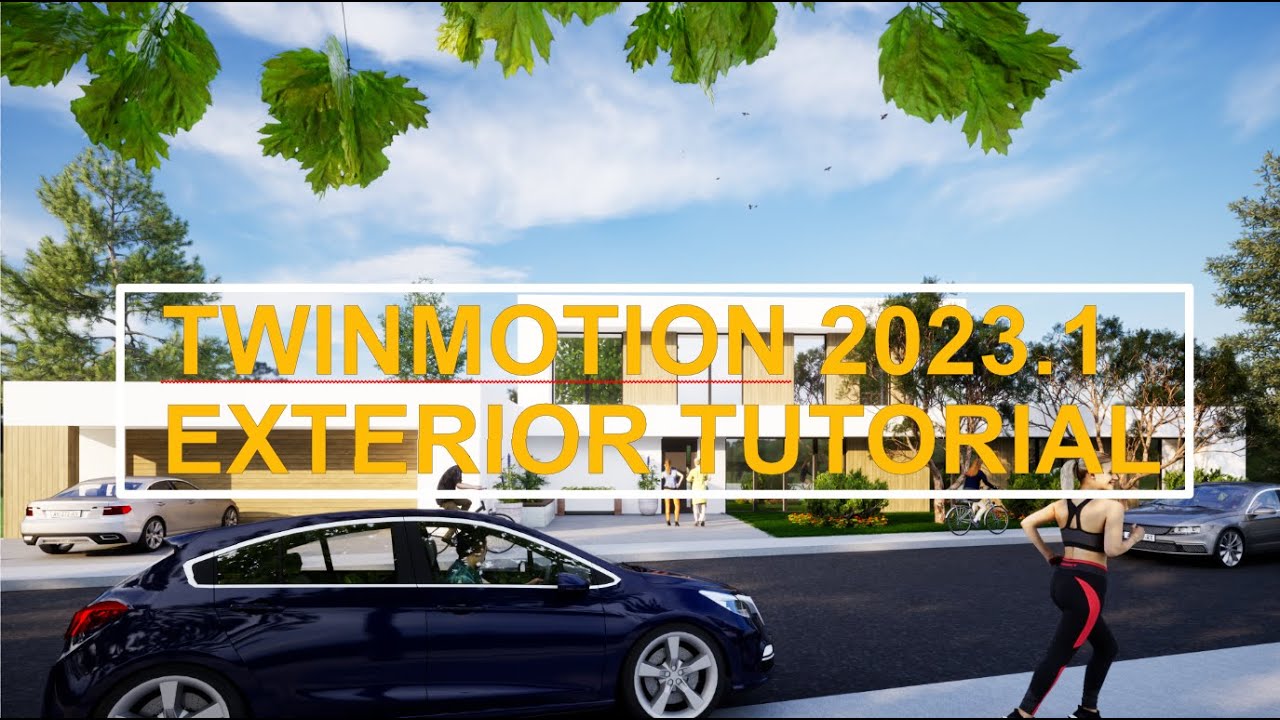 Twinmotion 2023.1 Render #tutorial l Modern House