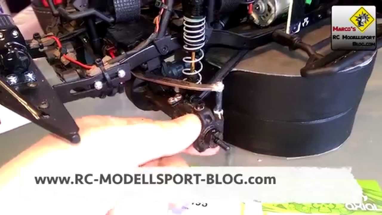 SCX10 Tuning - Einbau von Axial C Hub, High Clearence Knuckels, AX10 Scorpion Achsen