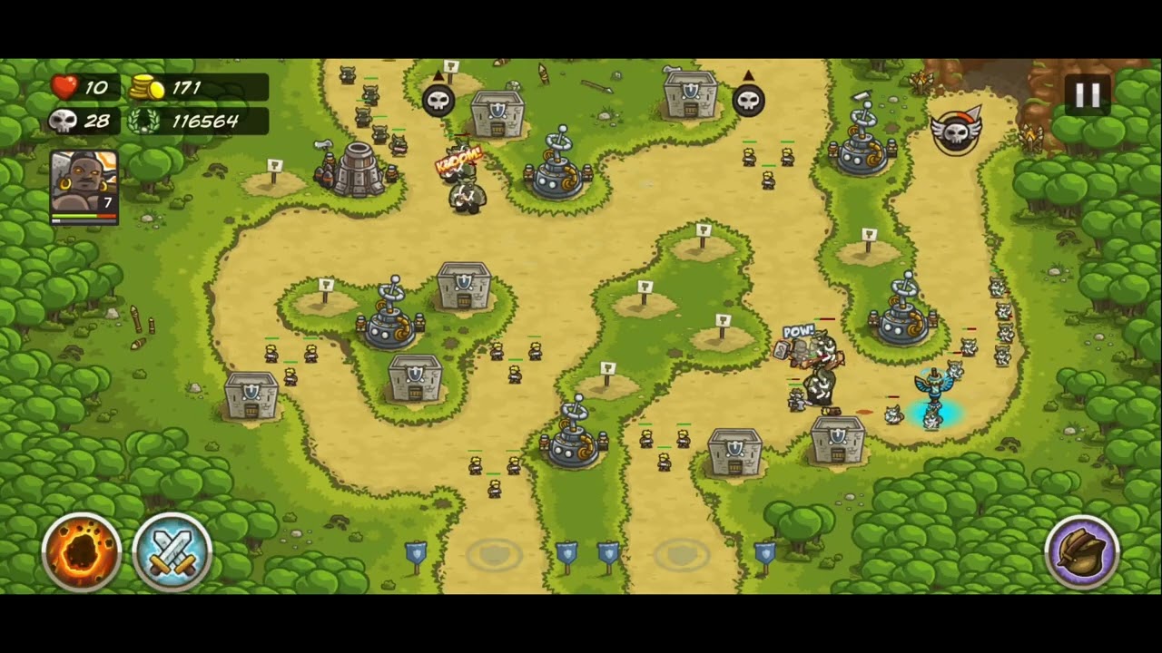 Kingdom Rush Rage Valley 400K Free Hero No Gem