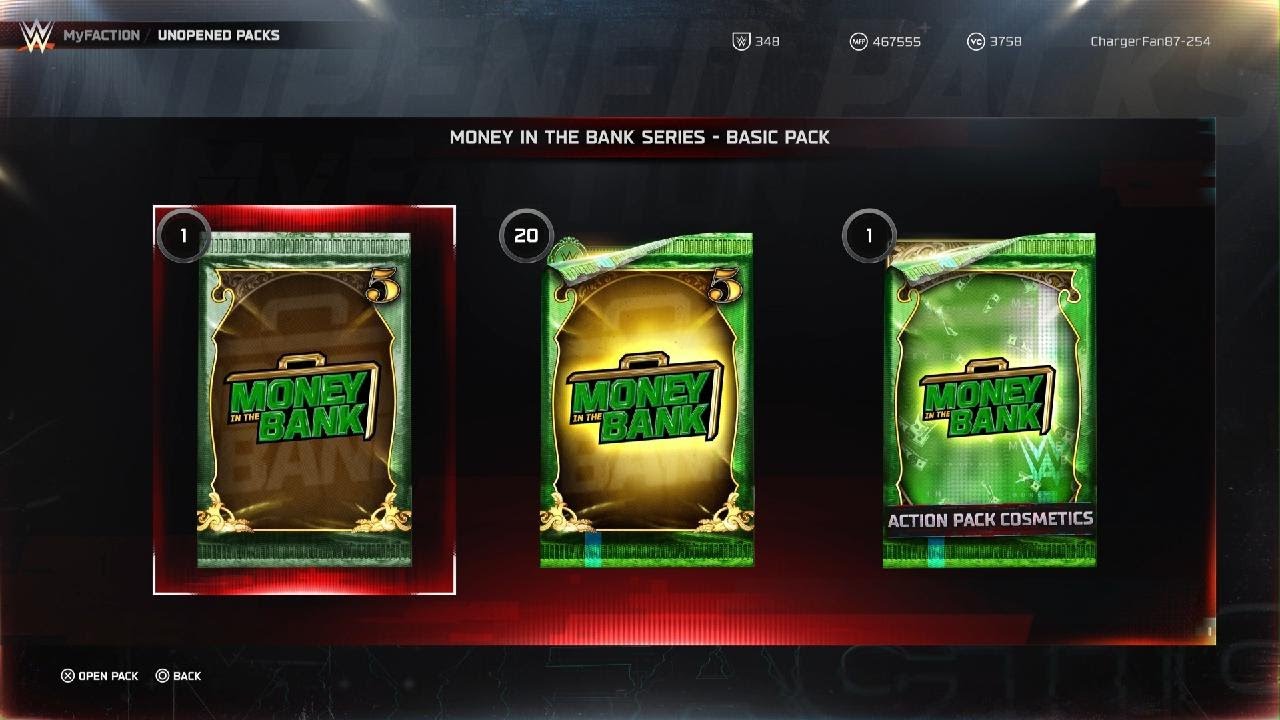 WWE 2K25 MyFaction: Pack Opening - Money In The Bank