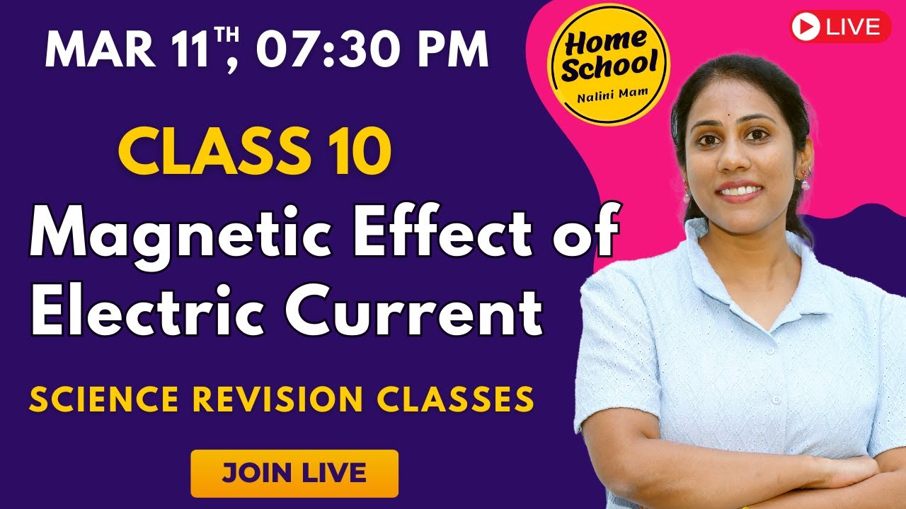 SSLC Class 10 | Magnetic Effects of Electric Current | Live Revision & Important Questions
