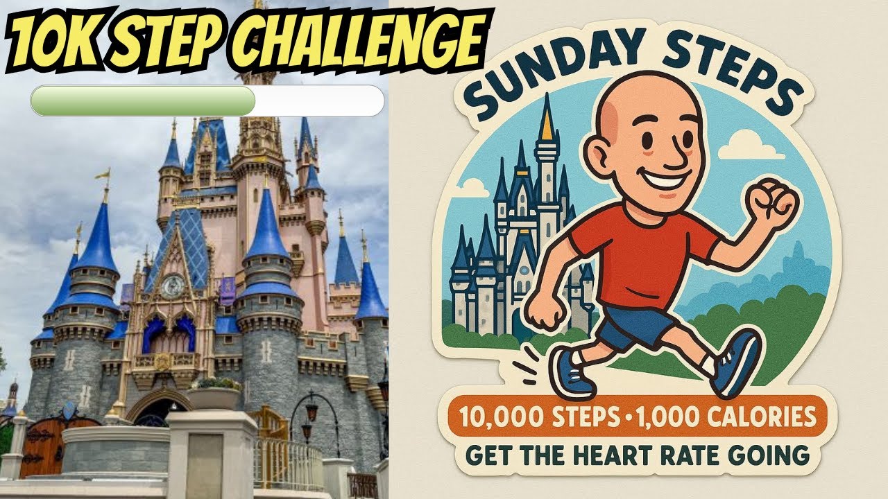 Full Day Walking Magic Kingdom | Live Step Counter Challenge