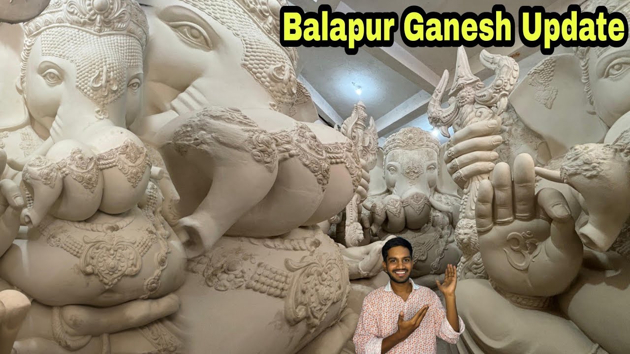 Balapur Ganesh Update 2024 || Dhoolpet Laxmi Narayan Singh Kalakar Ganesh Idols || Ganesh Making
