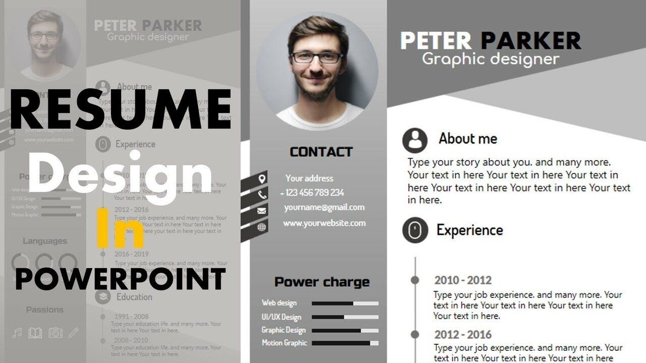 Как создать профессиональное резюме в PowerPoint