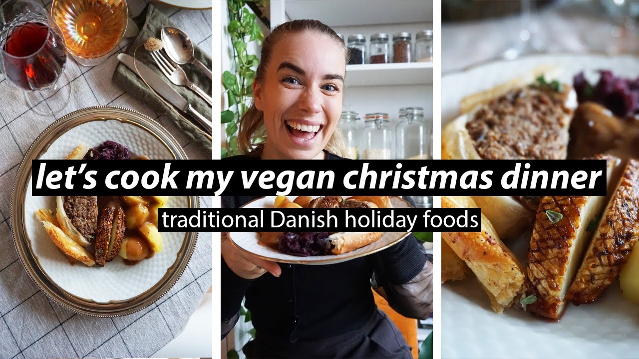 FULL VEGAN CHRISTMAS FEAST // let's make traditional danish holiday dishes - but plant based