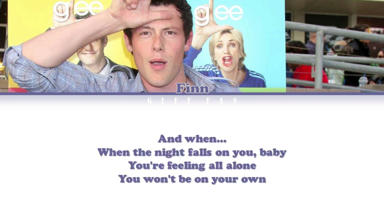 Glee I'll Stand By You Color Coded Lyrics
