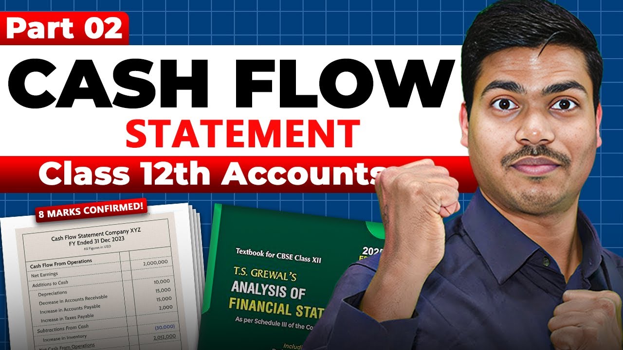 FORMAT of Cash Flow Statement | Part 2 | In Easiest way | Class 12 Accountancy Board exam 2026