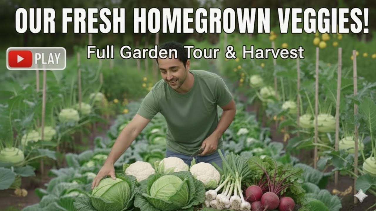 Healthy Life Starts From Home | Part 2 | 🌱 हमारे किचन गार्डन की सब्ज़ियों का वीडियो टूर #organic