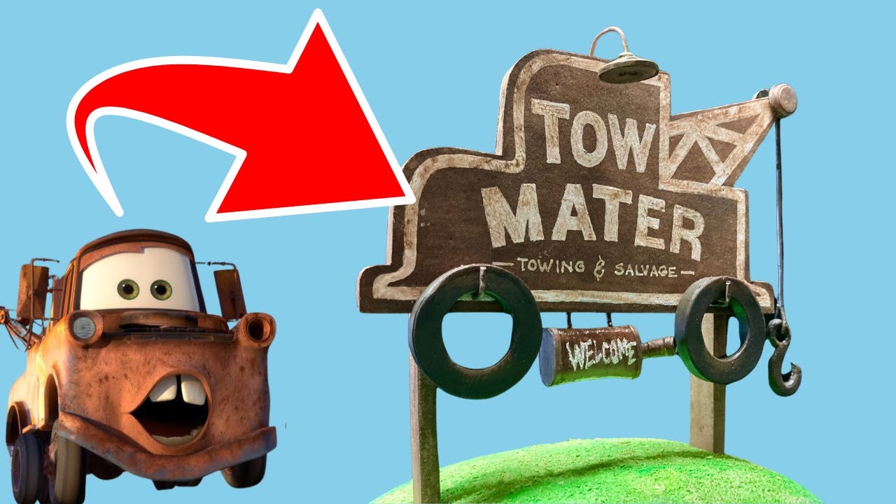 I Made Mater's Sign from Disney Pixar's Cars