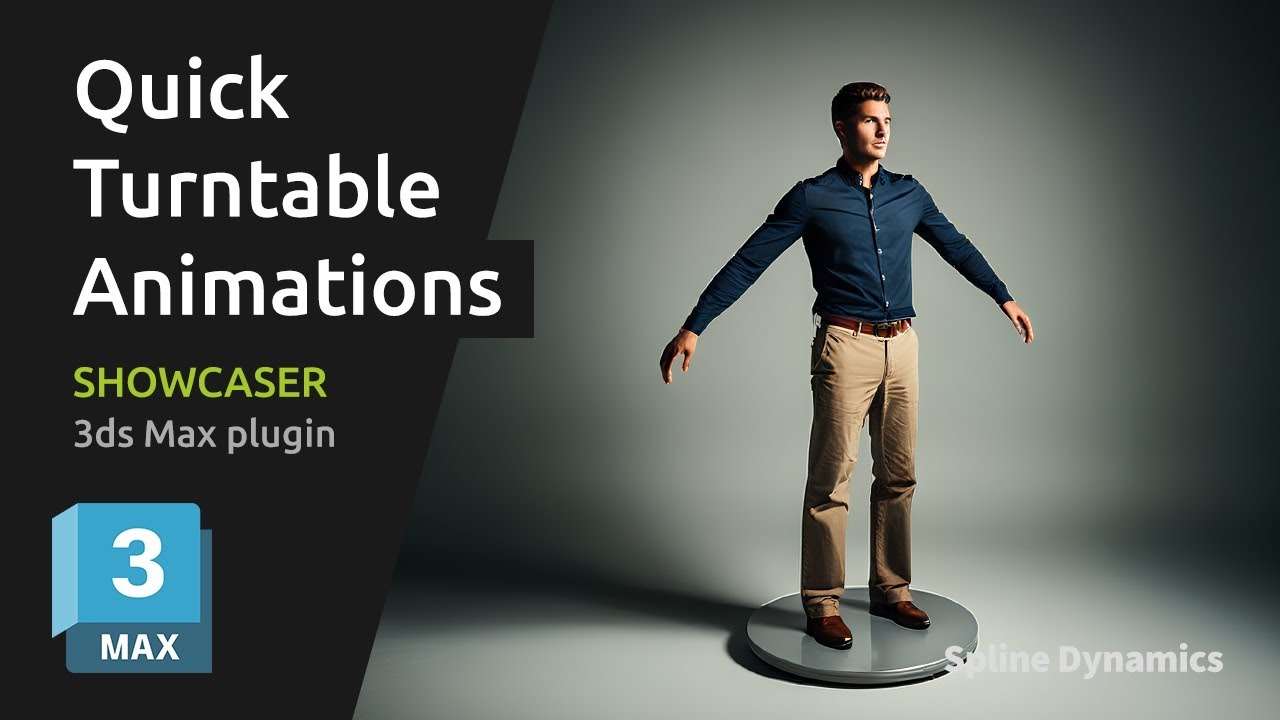 Showcase Models & Characters with Turntable Animation in 3ds Max! | Showcaser Tutorial