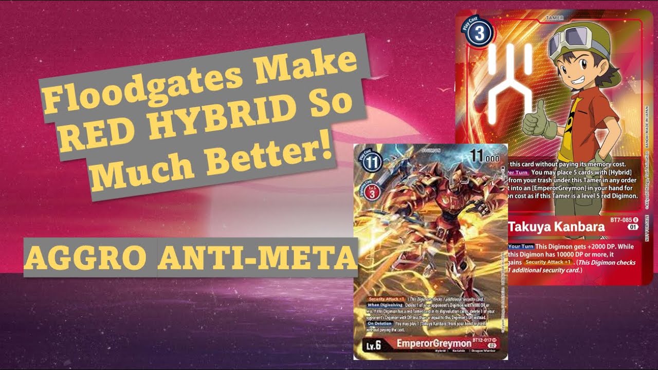 BT14 Anti-Meta Red Hybrid is Absolutely Terrifying! Digimon Deck Profile