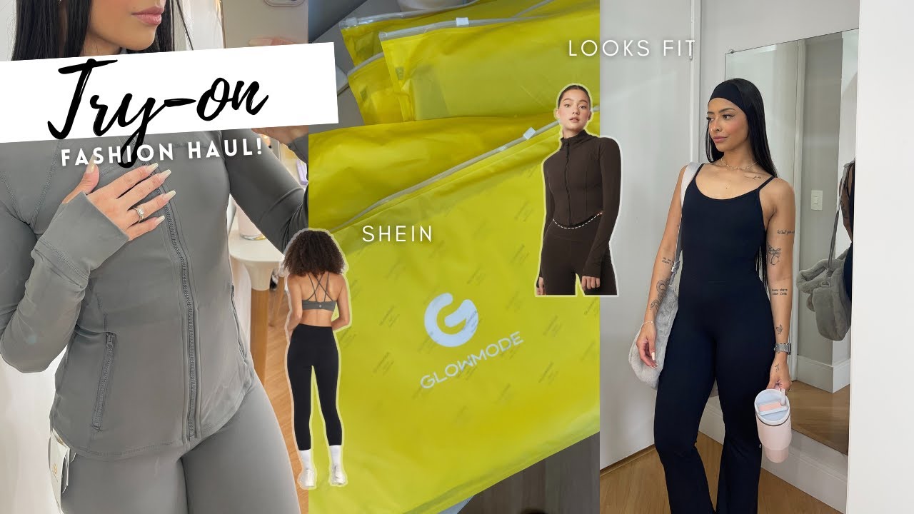 PROVEI A MARCA PERFEITA DA SHEIN, LOOKS FIT, SUPER CONFORTÁVEL- GLOWMODE