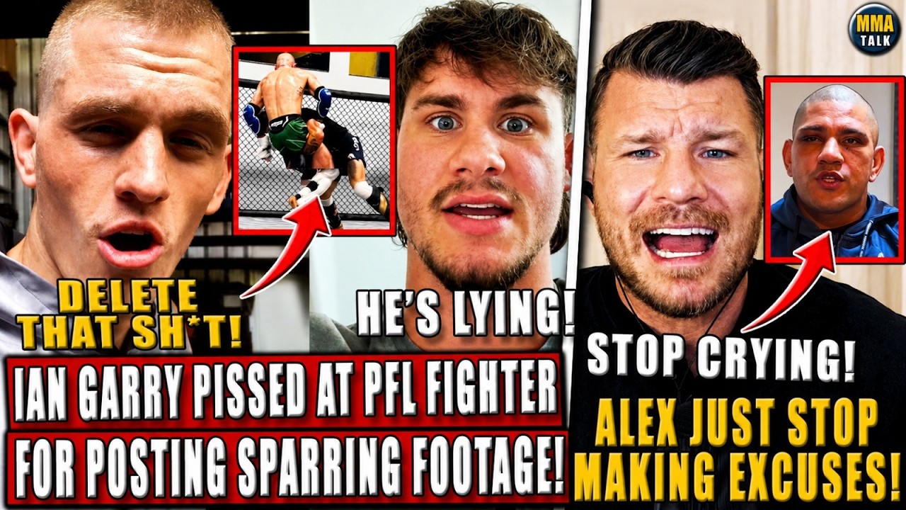 Ian Garry PISSED at PFL fighter Alexei Pergande OVER sparring footage! Bisping CRITICIZES Pereira!