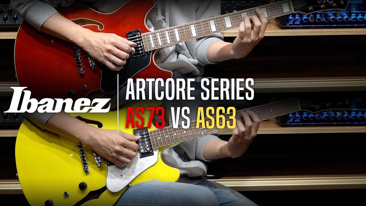 Ibanez Artcore Series AS73 VS AS63 Review (No Talking)