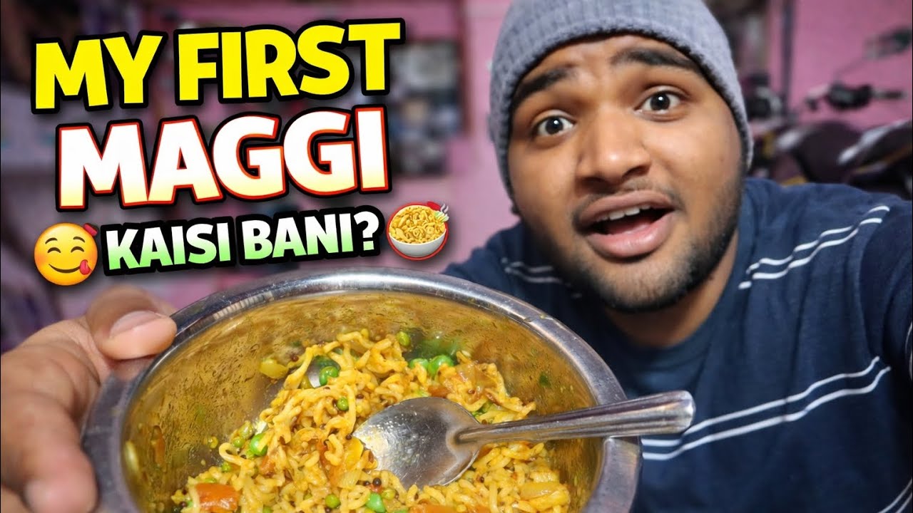 MY FIRST MAGGI 😋🍜 KAISI BANI? 😱