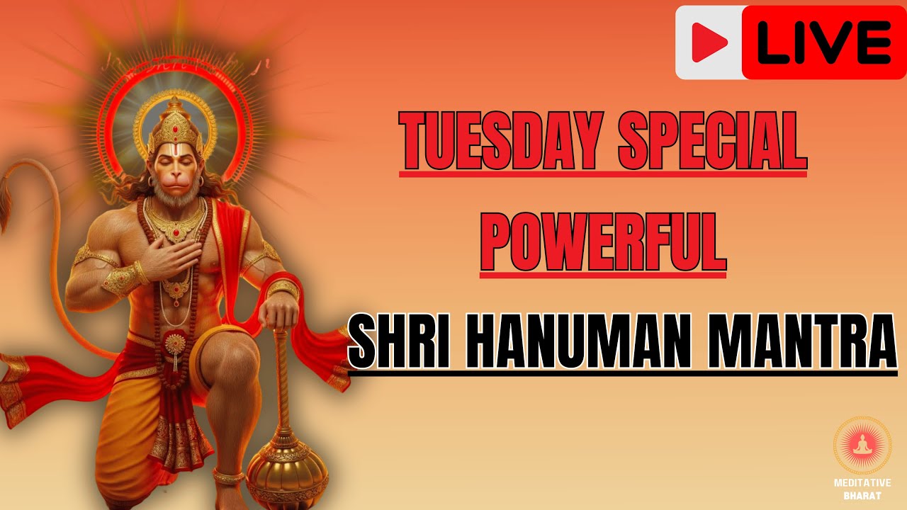 🔴LIVE🔴 TUESDAY SPECIAL POWERFUL LORD HANUMAN  MANTRA FOR MONEY, PROSPERITY & SUCCESS