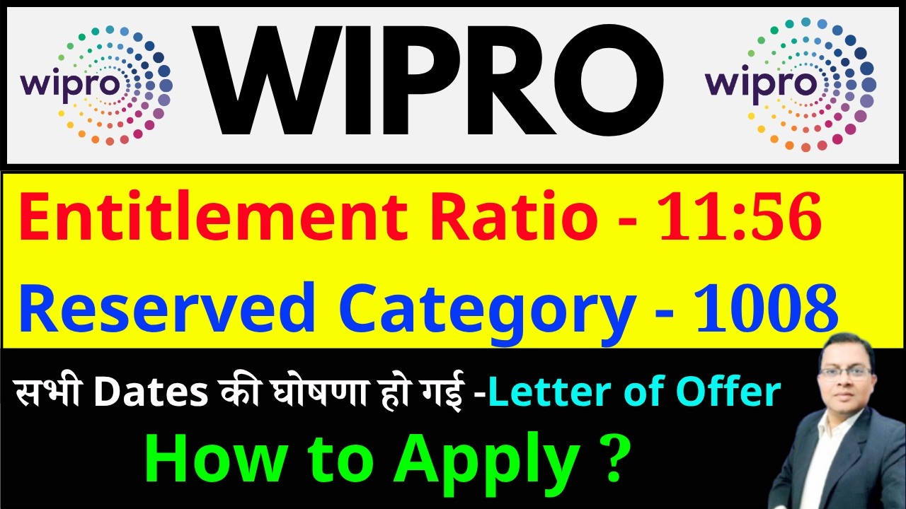 Wipro Buyback Details ? Wipro buyback how to apply ?  WIPRO SHARE crash reasons I WIPRO SHARE NEWS