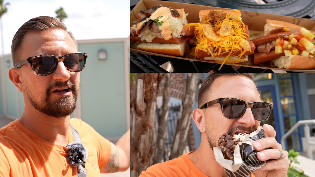 At Disney Springs Looking For New Merch, Trying A Delicious Hot Dog Flight & A Little Update!