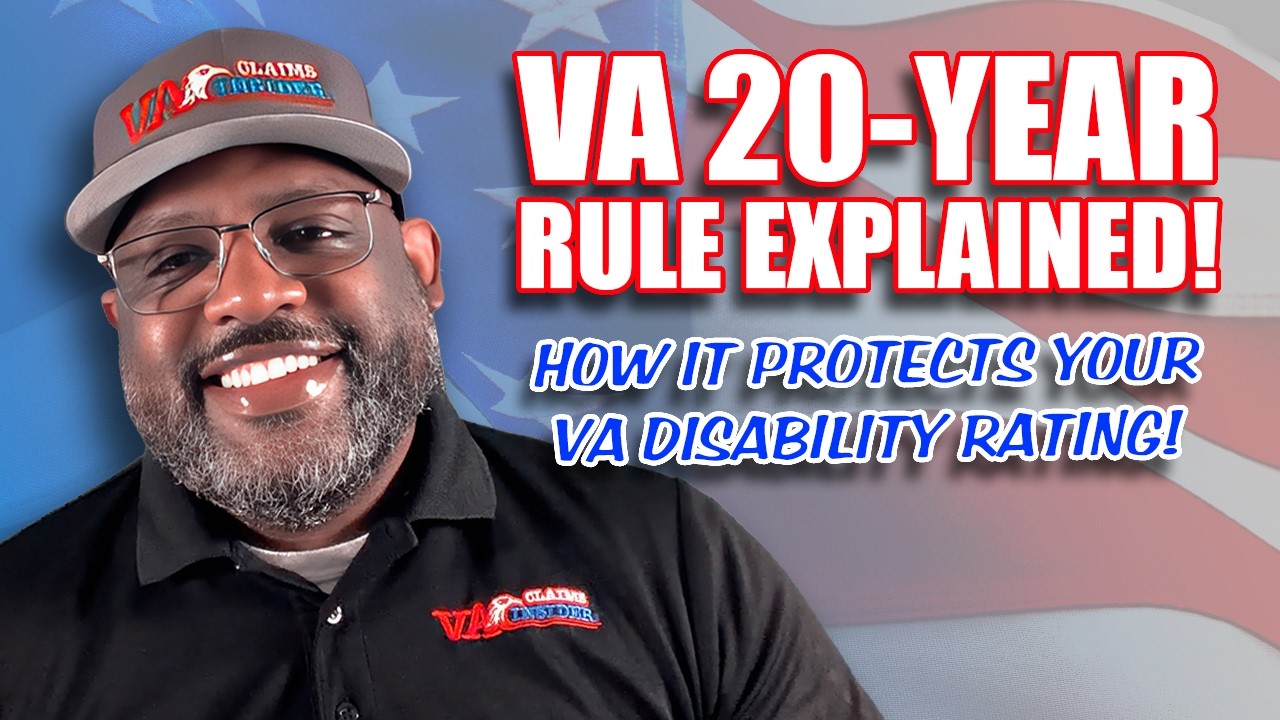 VA 20-Year Rule EXPLAINED: How It Protects Your VA Disability Rating!