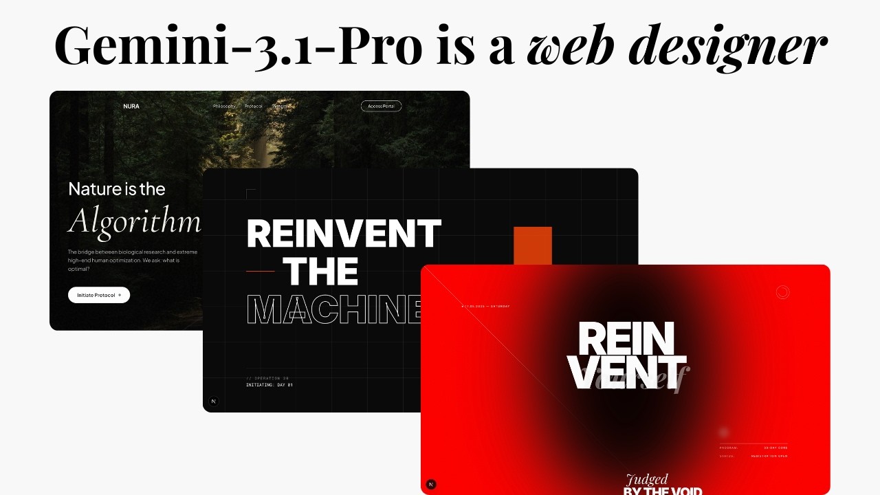 How To Build A Landing Page With One Propmt (Gemini-3.1-pro)