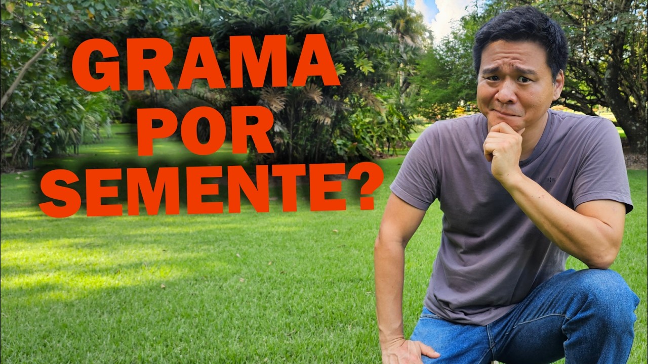 Plantar Grama por sementes?