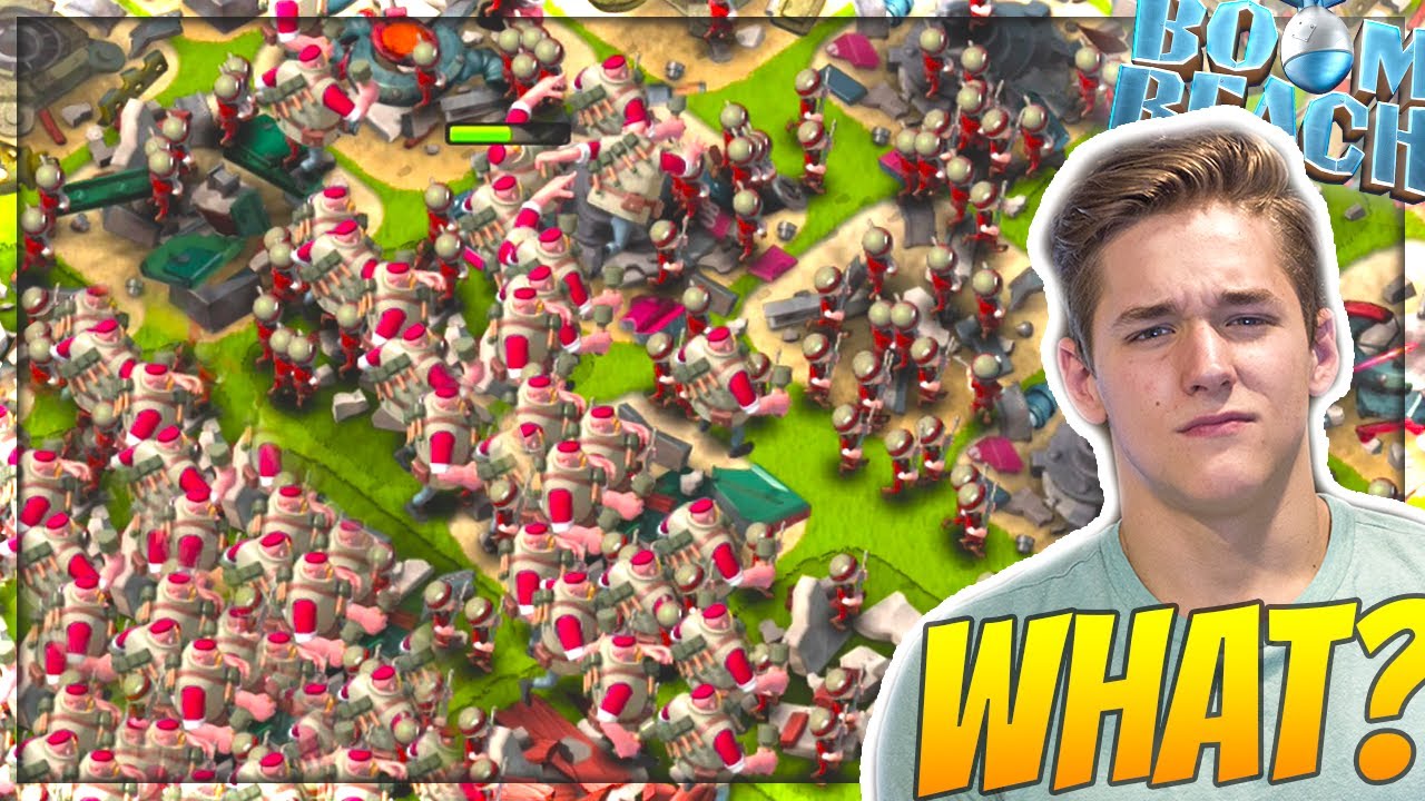 Boom Beach Hammerman Strikes Back CRAZY Troop Spam!! (Gameplay)