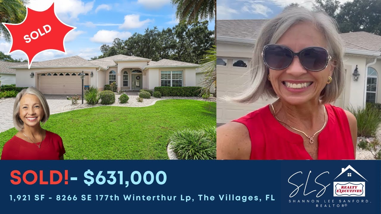 SOLD! 1,921SF Magnolia/Gardenia Floorplan in The Villages, Fl | Real Estate Home Tour