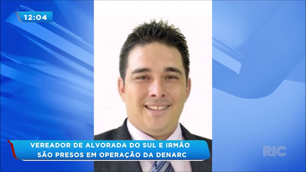 Vereador de Alvorada do Sul e irmão são presos em operação da DENARC