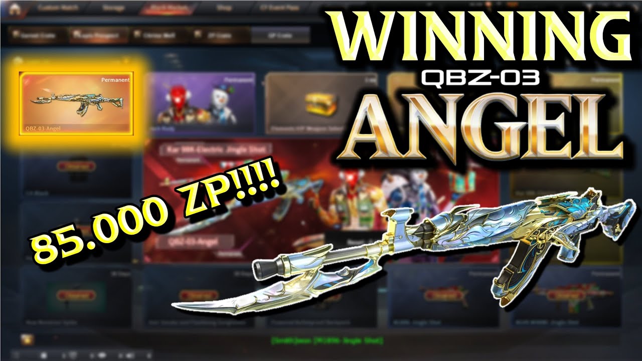 Winning QBZ-03 Angel | Lapis Prospect | Crossfire West