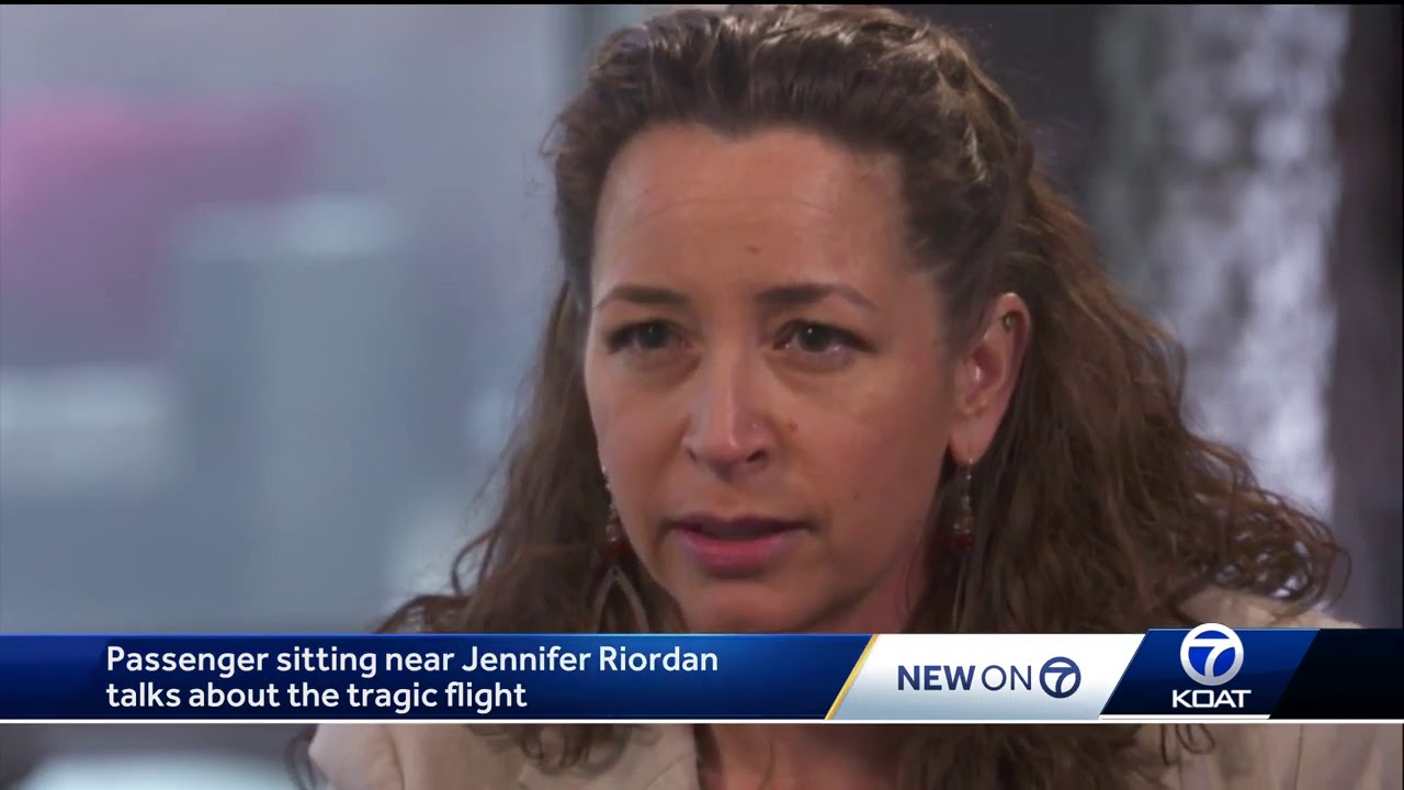 Passenger sitting near Jennifer Riordan talks about tragic flight