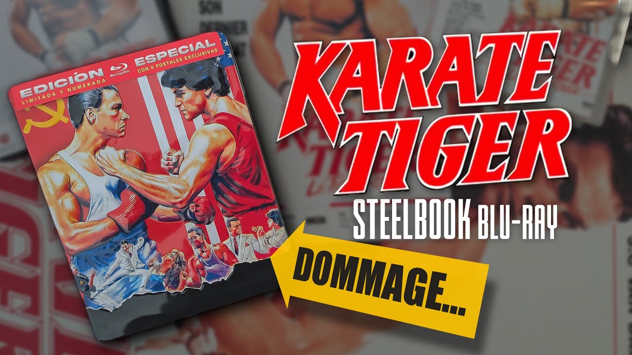🥋 Karate Tiger : le tigre rouge | Steelbook Blu-ray